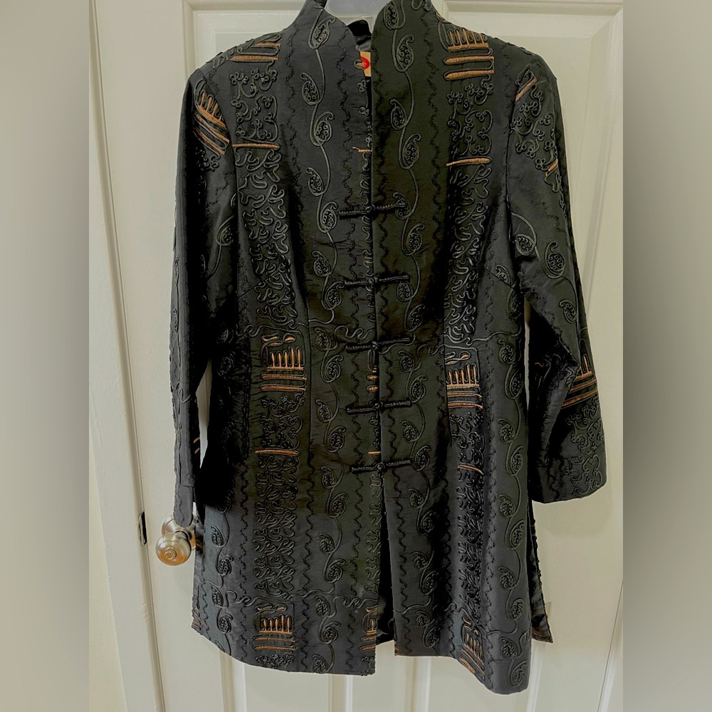 Women’s Chinese Brocade Stand Up Collar Jacket